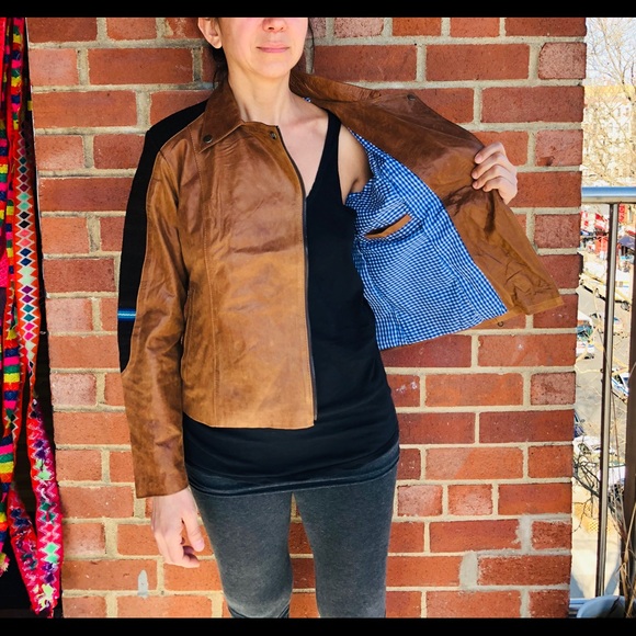 Leather and wool jackets, 1of a kind pieces - Picture 4 of 5